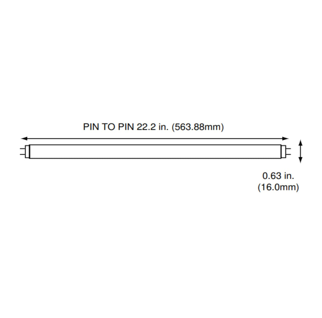 24 Inch 24W 4100K Cool White T5 Fluorescent Bulb Pack of 6 C8188