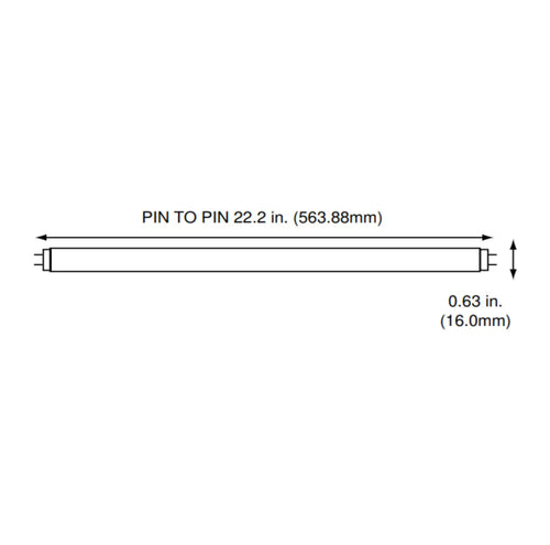 24 Inch 24W 4100K Cool White T5 Fluorescent Bulb Pack of 6 C8188