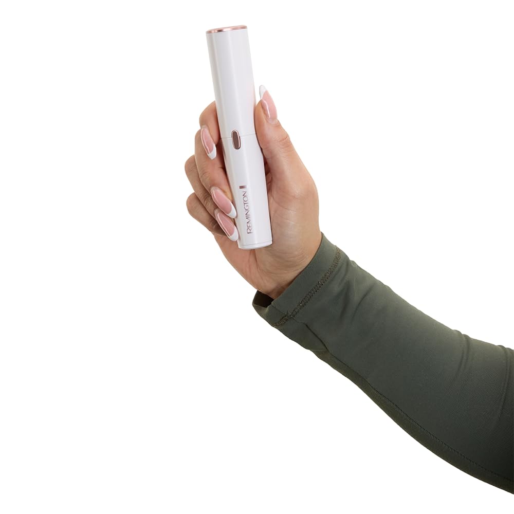 White 2-in-1 Waterproof Facial Hair Remover Q8171