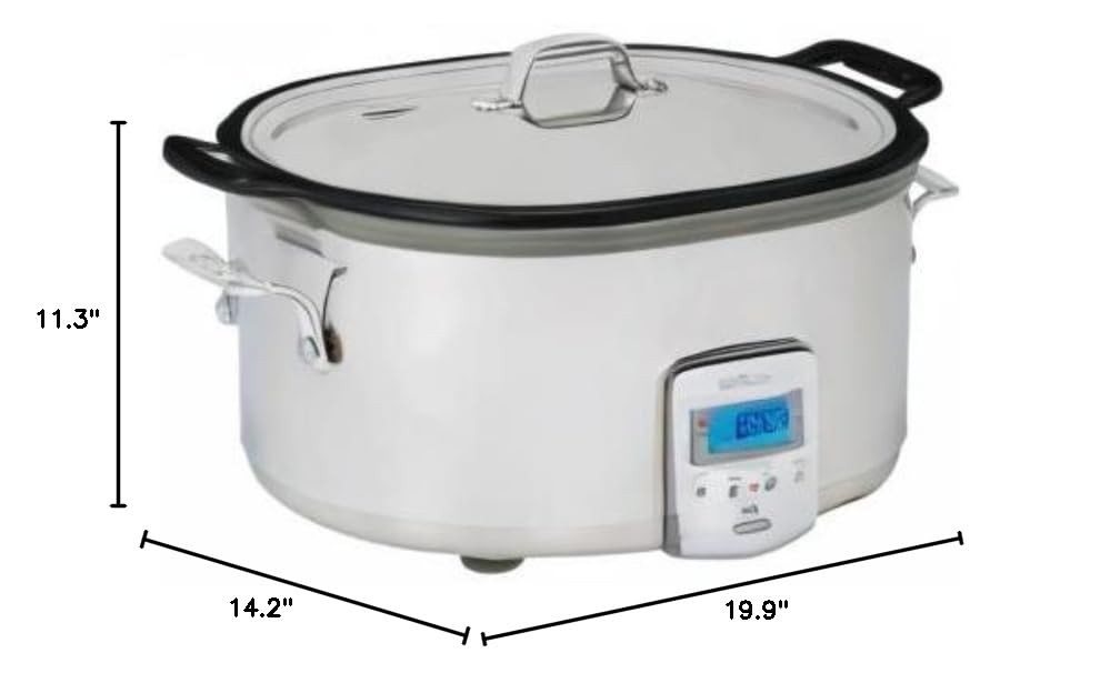 Stainless Steel Electric Slow Cooker 7-Quart U2211