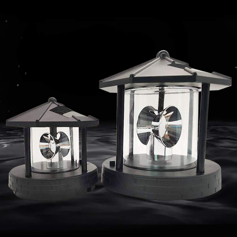 Solar Rotating Lighthouse Beacon Lamp V46465