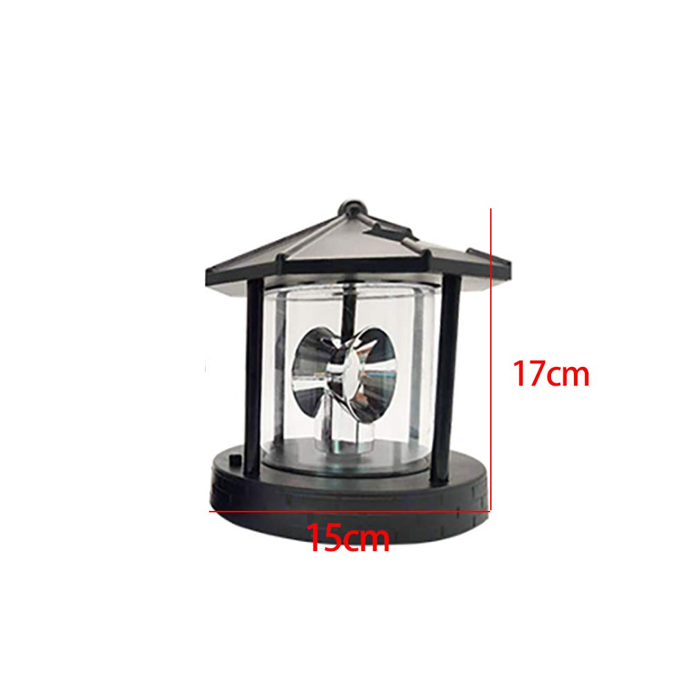 Solar Rotating Lighthouse Beacon Lamp V46465