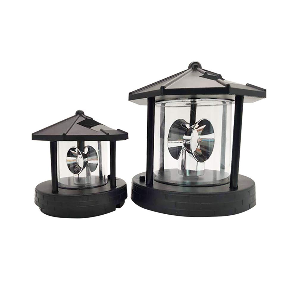 Solar Rotating Lighthouse Beacon Lamp V46465