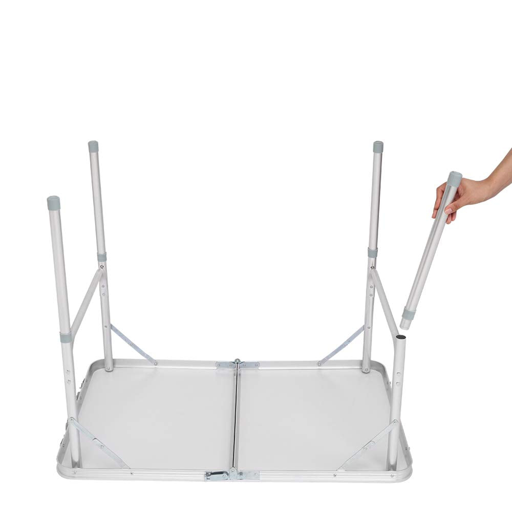 3FT Aluminum Folding Table with Carrying Handle X839440