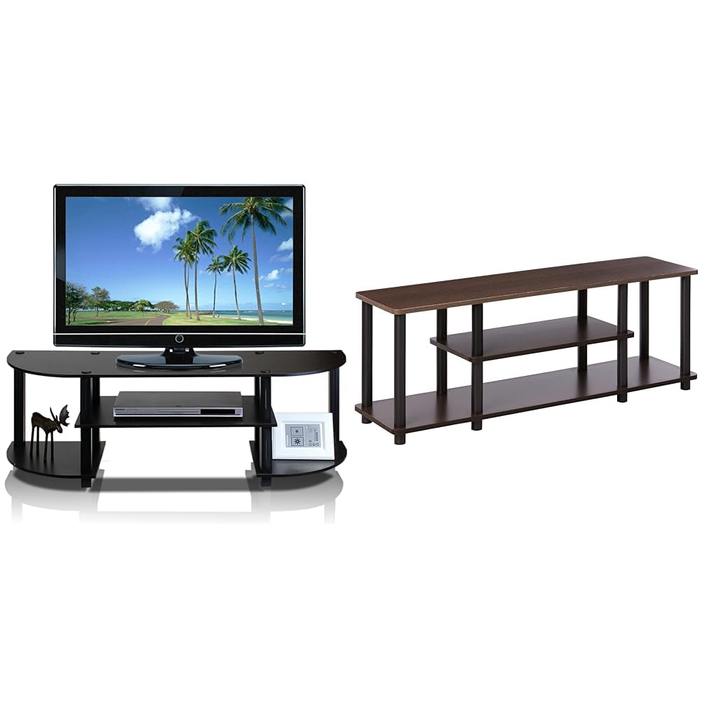 3-Tier 50" TV Stand & 55" Entertainment Center U674