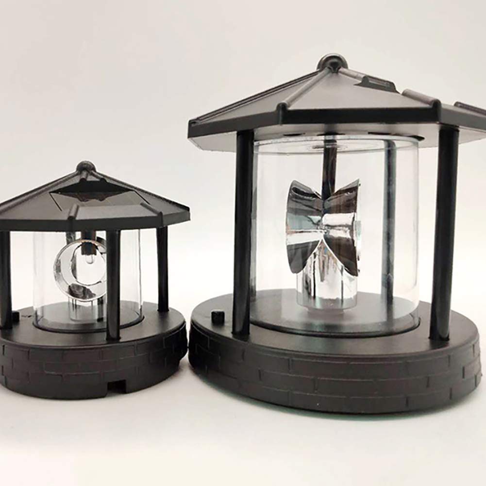 Solar Rotating Lighthouse Beacon Lamp V46465