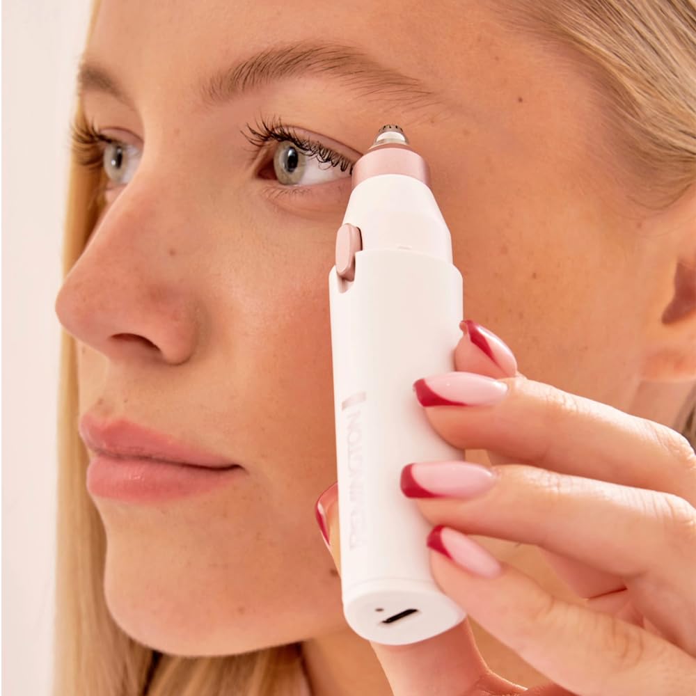 White 2-in-1 Waterproof Facial Hair Remover Q8171