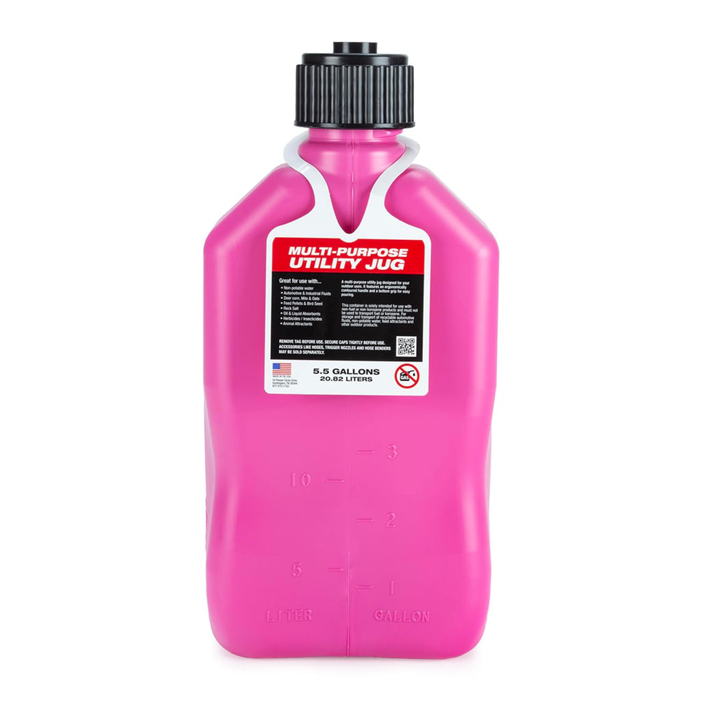 5.5 Gallon Square Motorsport Jug with Filler Hose Z57285
