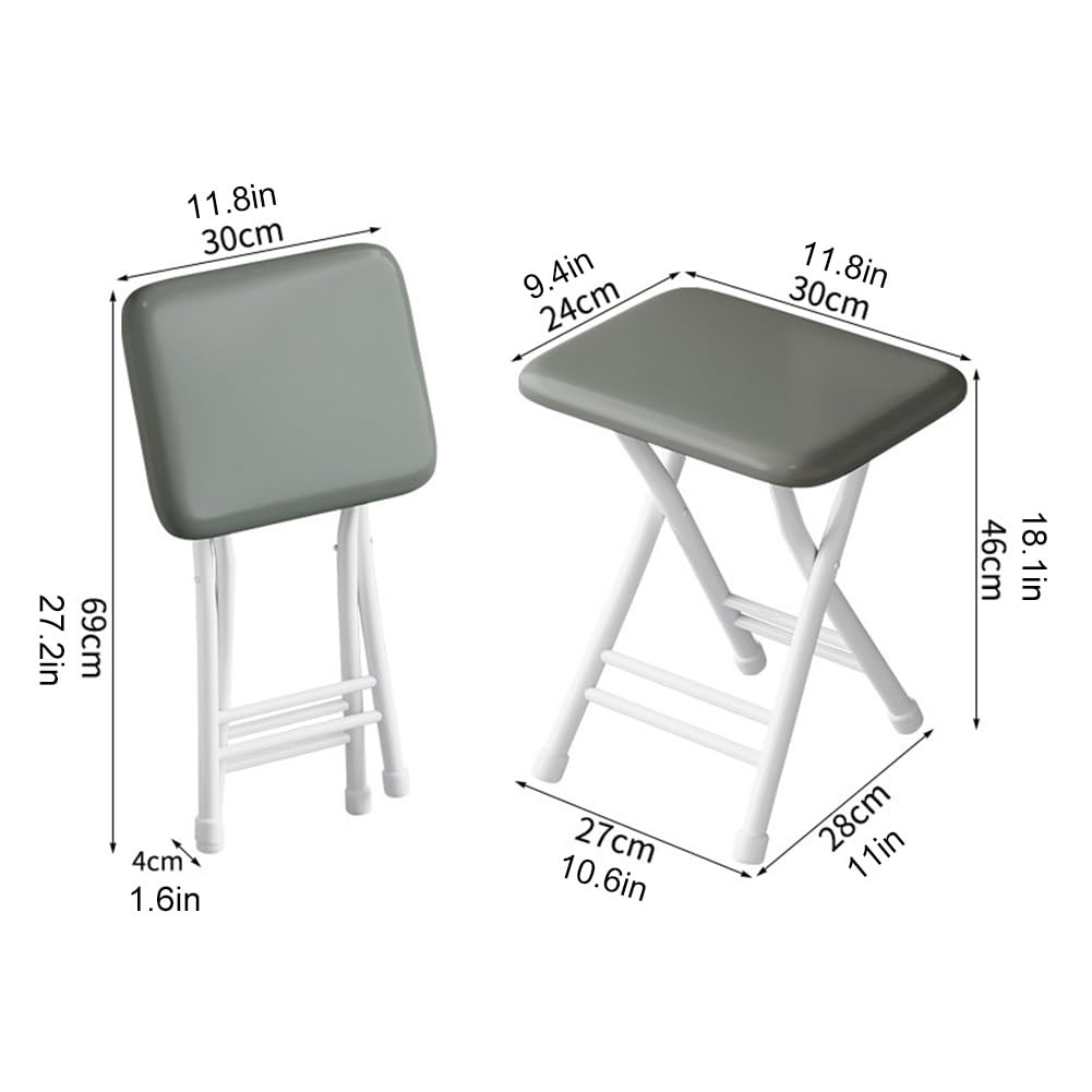 Black 18 inch Folding Stool J957813
