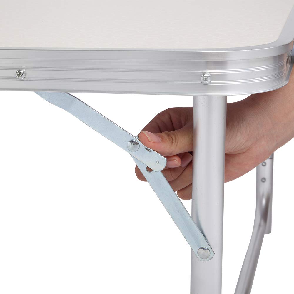 3FT Aluminum Folding Table with Carrying Handle X839440