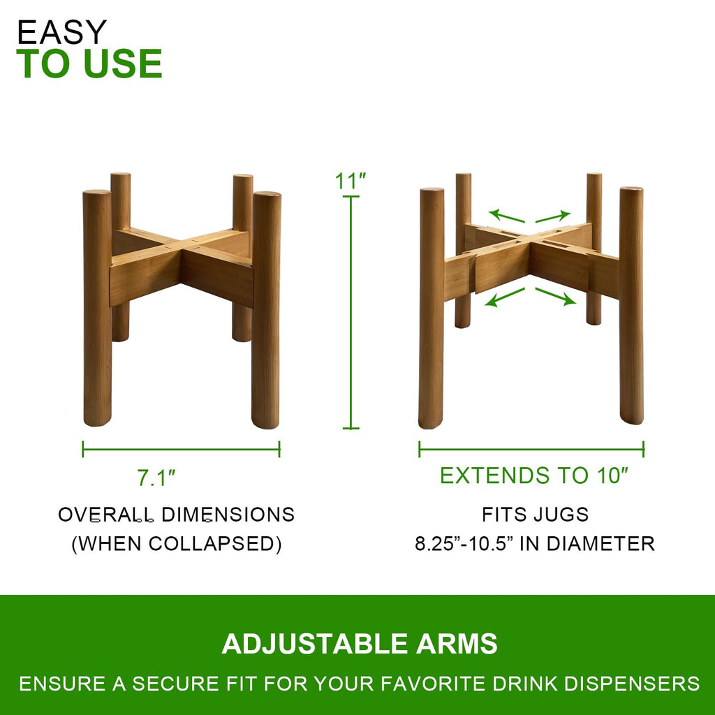 Adjustable Drink Dispenser Holder, 6-11 Inch L7873