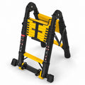 Telescoping Ladder 16.5 FT A Frame 330 lbs Capacity Yellow W270259