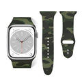 Camouflage Pattern Silicone Watch Strap L5731