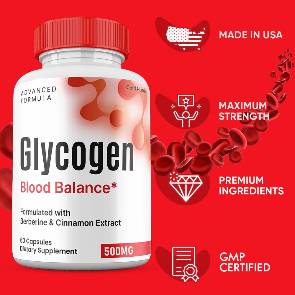Glycogen Capsules Blood Balance 2 Pack T410