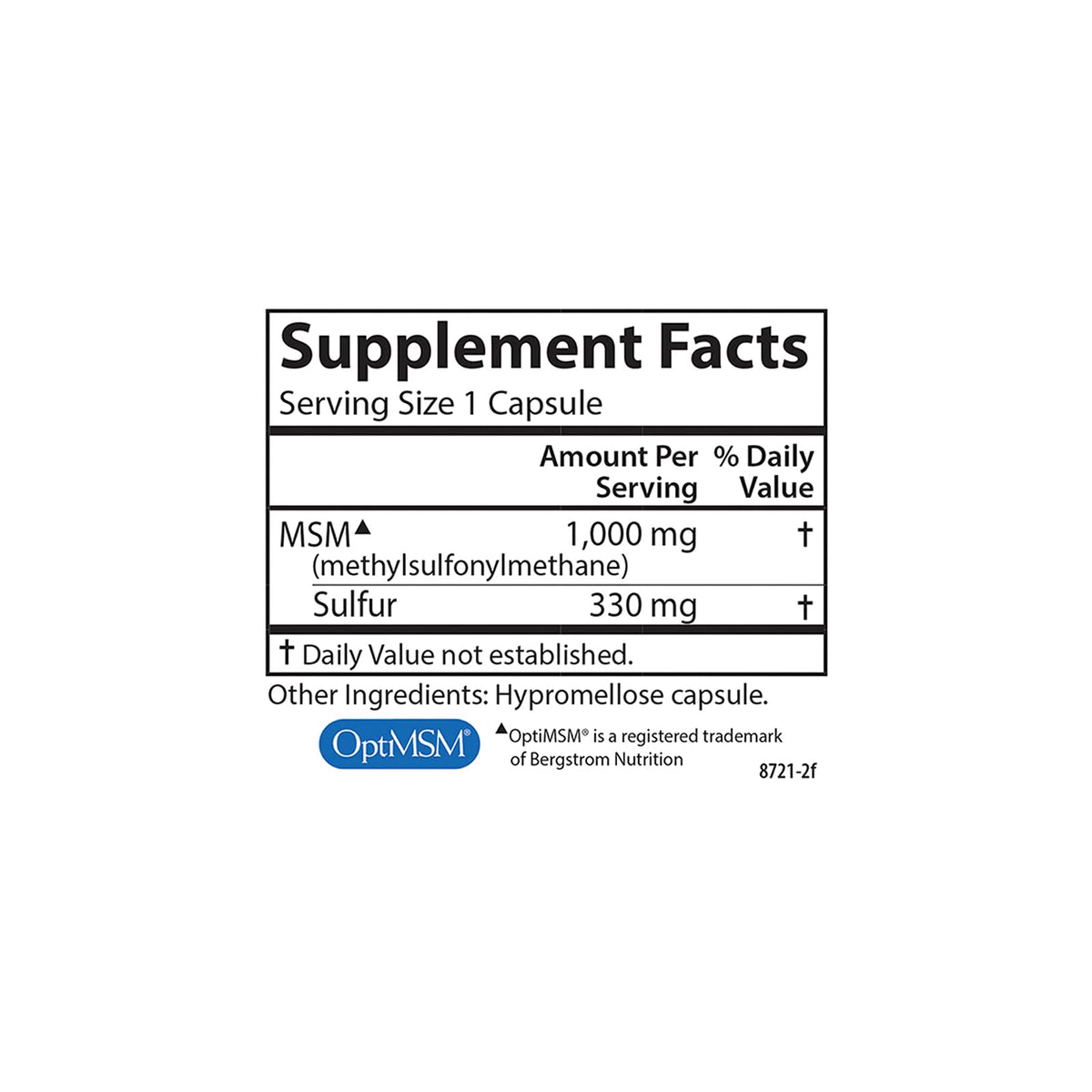 1000 mg Vegetarian Capsules V184