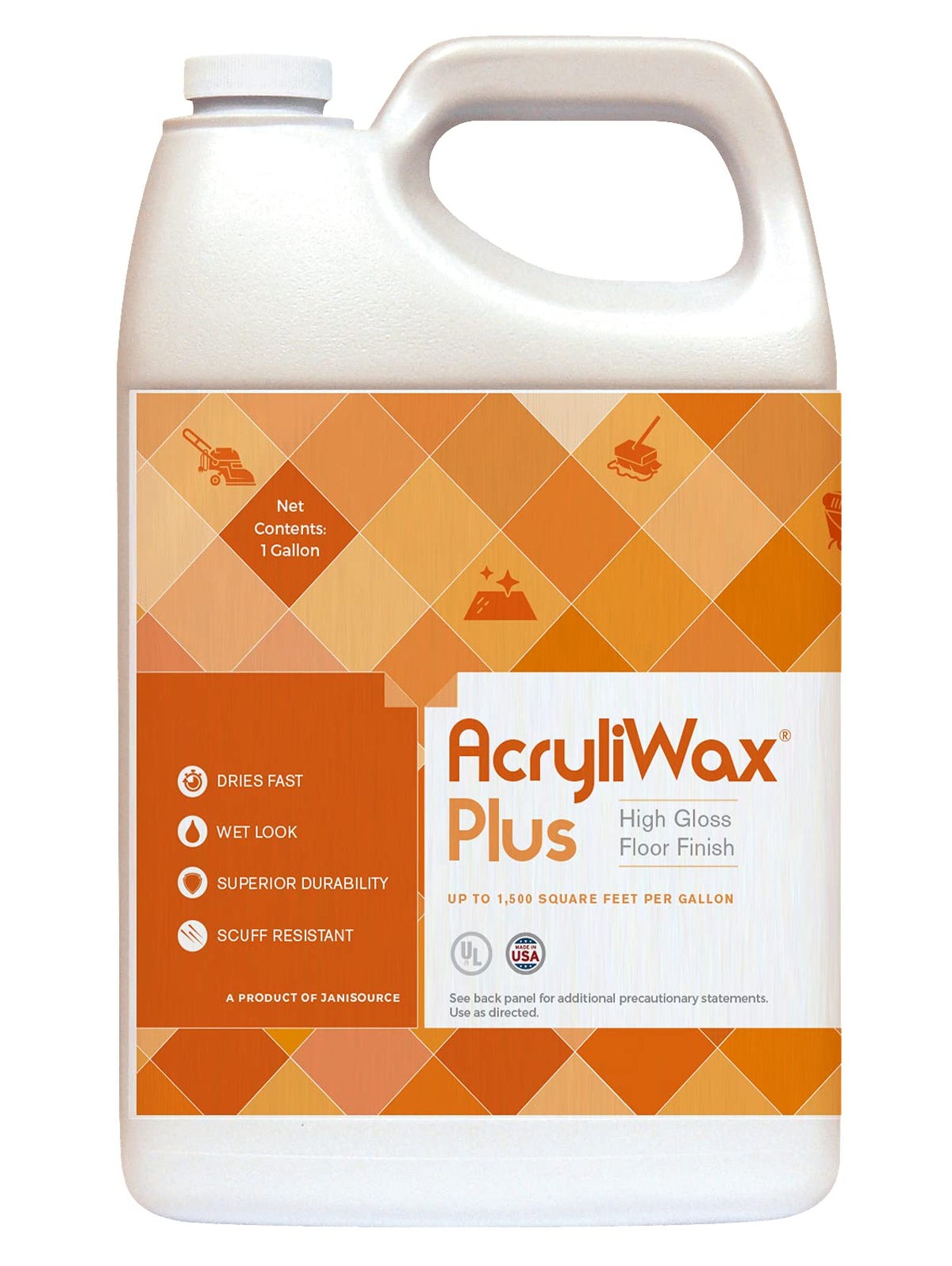 High Gloss Floor Finish & Wax 1 Gallon Y932