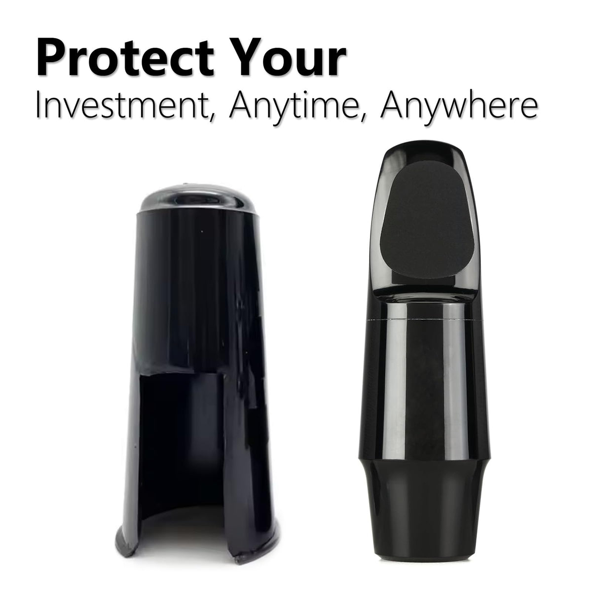 4-Pack Plastic Mouthpiece Cap with Ligature Attachment U4837