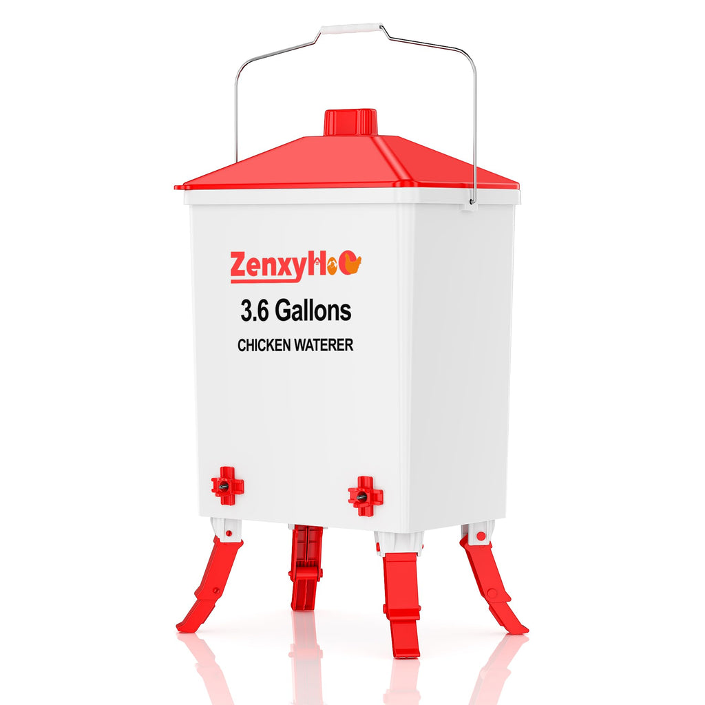 3.6 Gal Chicken Waterer with 4 Water Nipples B5064