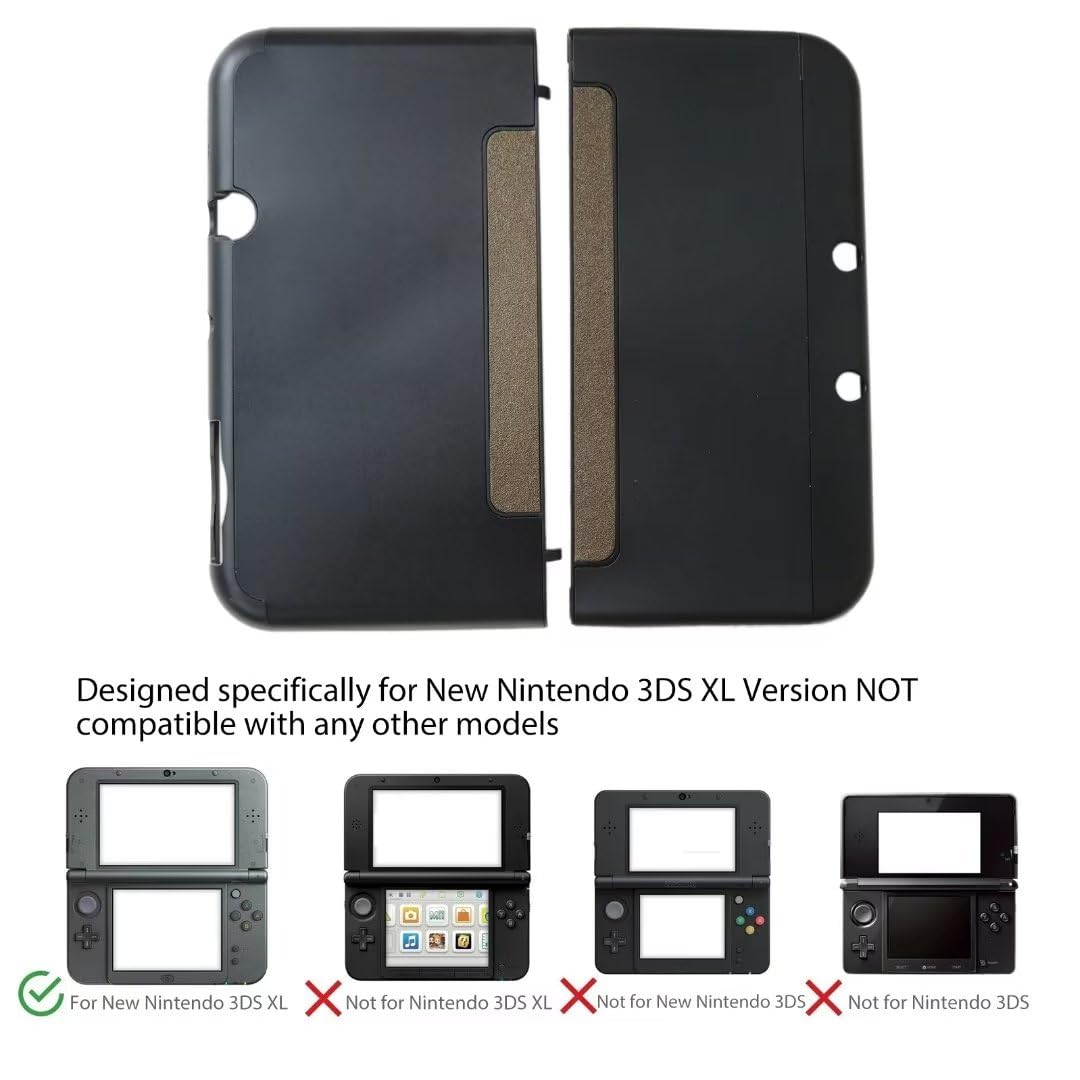 Black Shockproof Hard Shell Case for Nintendo 3DS LL XL E4834