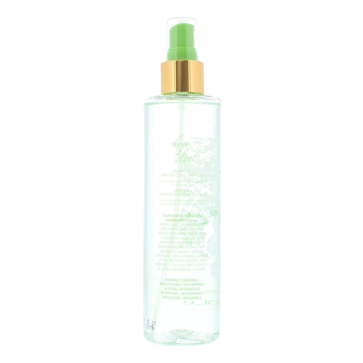Jasmine Sparkling Mimosa Fragrance Mist Eau de Toilette Spray 8 Fluid Ounce C42236
