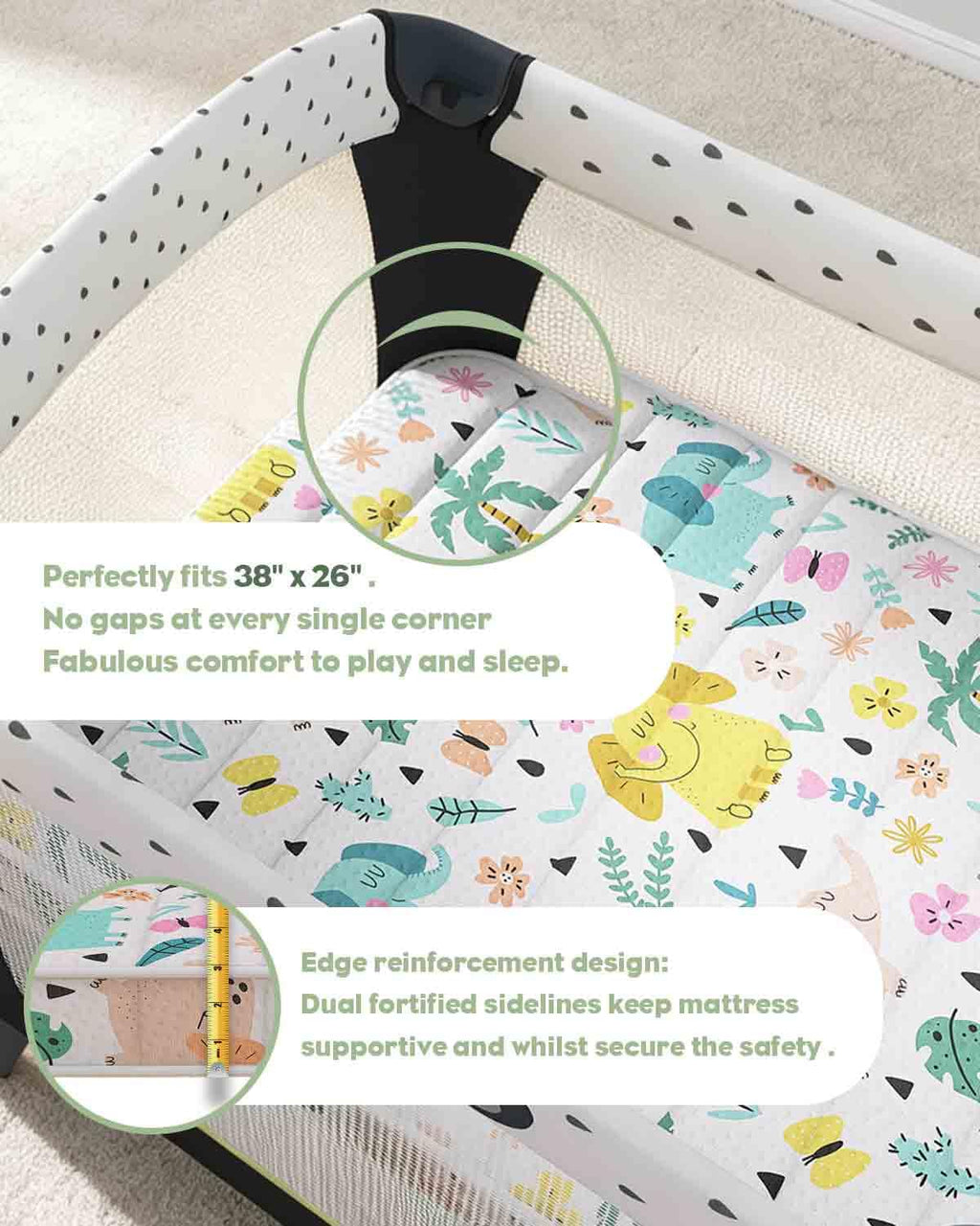 Portable Crib Mattress G143