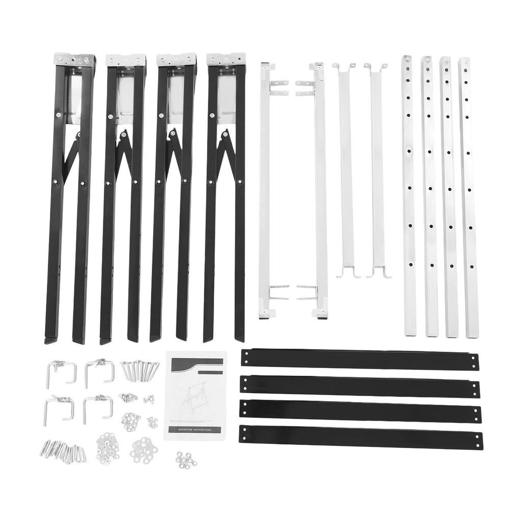 2-Pack Folding Saw Horses Height Adjustable Steel Construction T61092