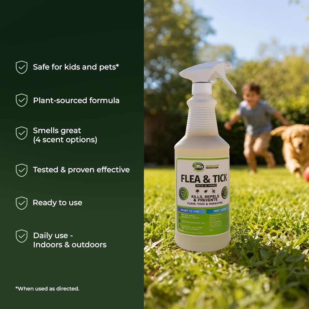 Lemongrass Flea Tick Mosquito Spray 16 OZ C537
