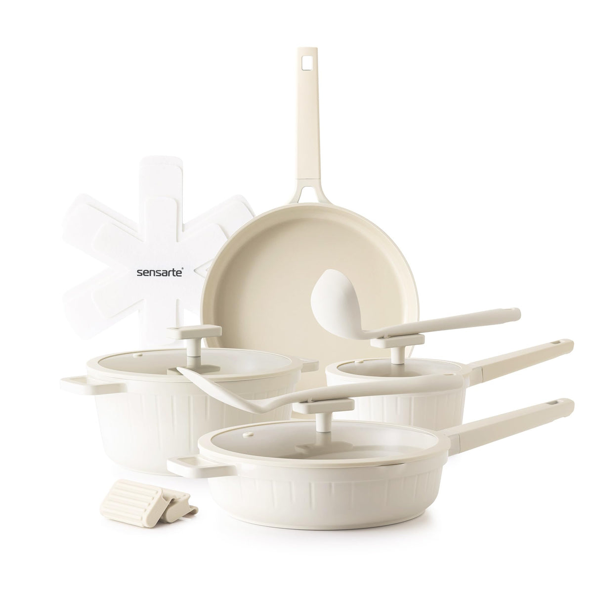 14 Pc Non Stick Ceramic Cookware Set O783