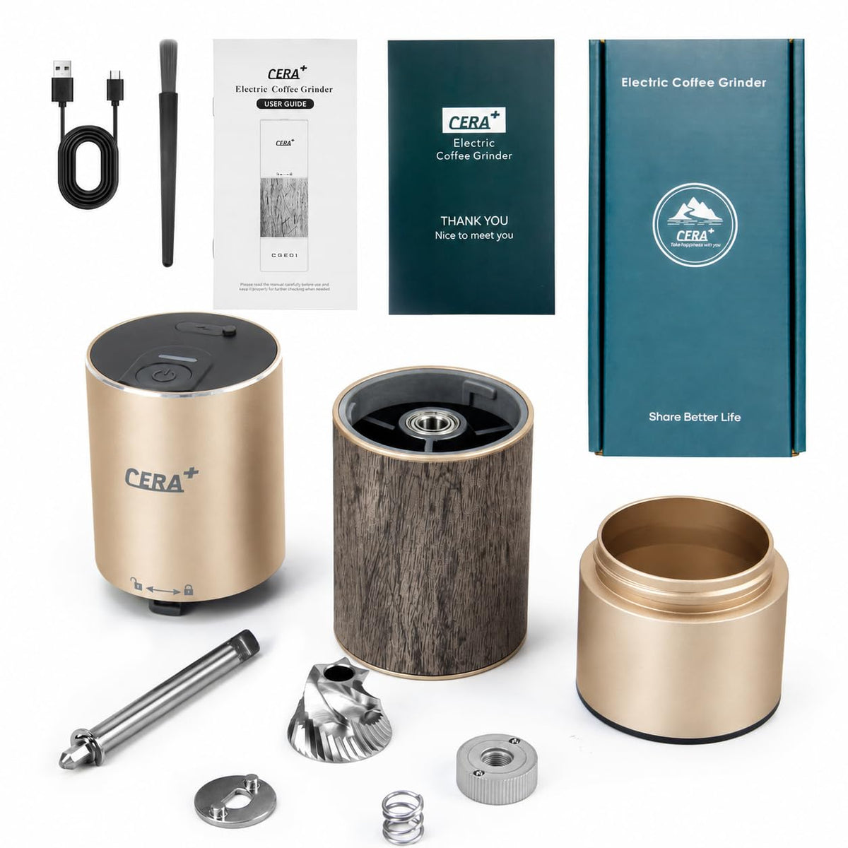 Portable Burr Coffee Grinder G866449