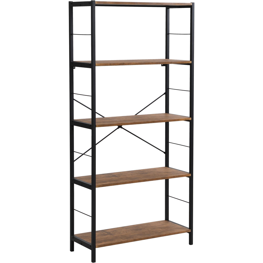 5 Tier Bookshelf with Coffee Shelves M397646