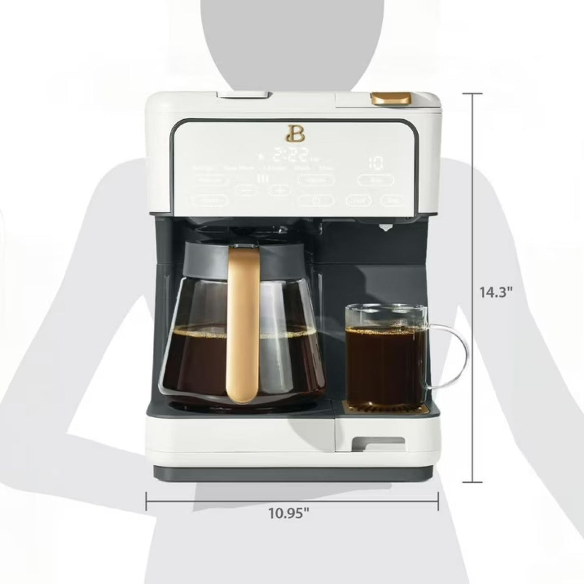 12-Cup Programmable Drip Coffee Maker S93872