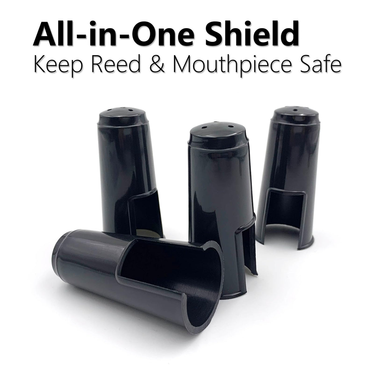 4-Pack Plastic Mouthpiece Cap with Ligature Attachment U4837