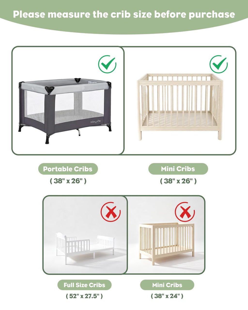 Portable Crib Mattress G143