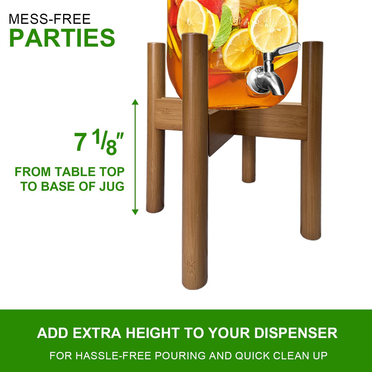 Adjustable Drink Dispenser Holder, 6-11 Inch L7873