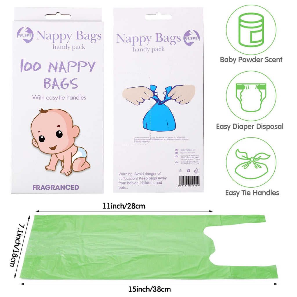 1600 Count Scented Disposable Diaper Bags M62697
