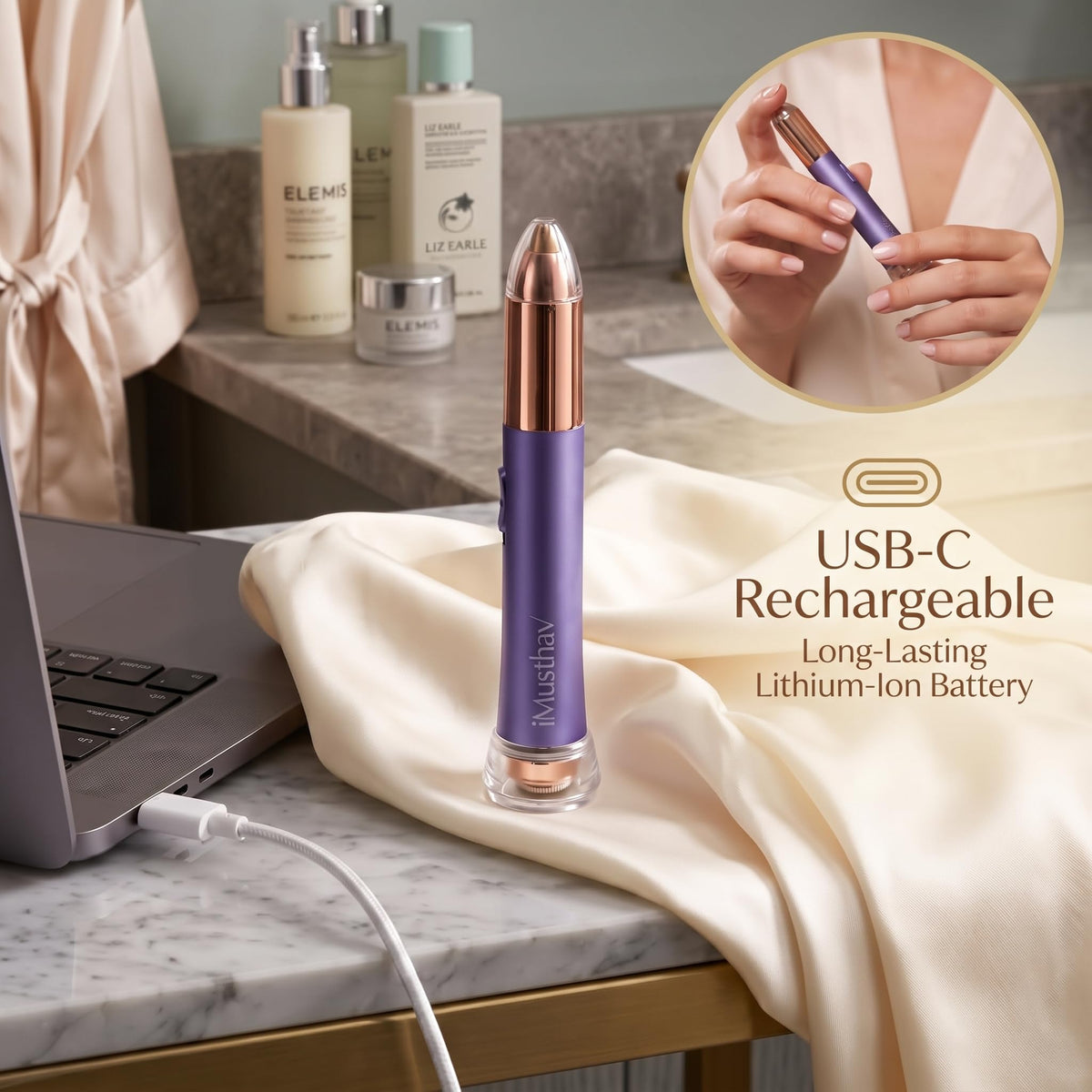2-in-1 Facial Hair Remover & Eyebrow Trimmer S624