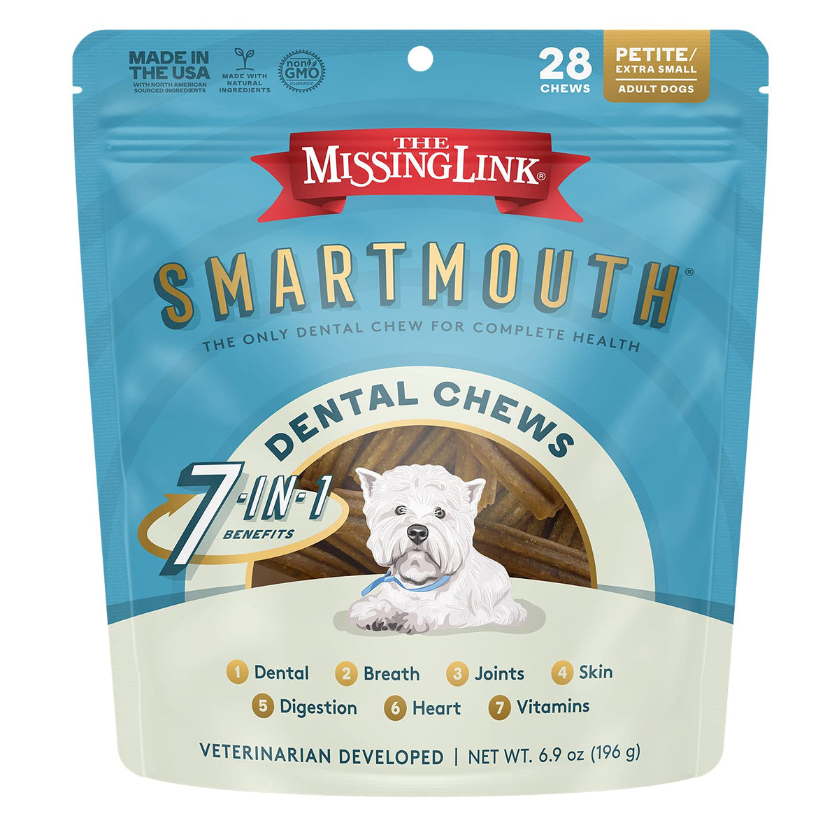 Vet Developed Dental Chew Treats 28 Ct W315315