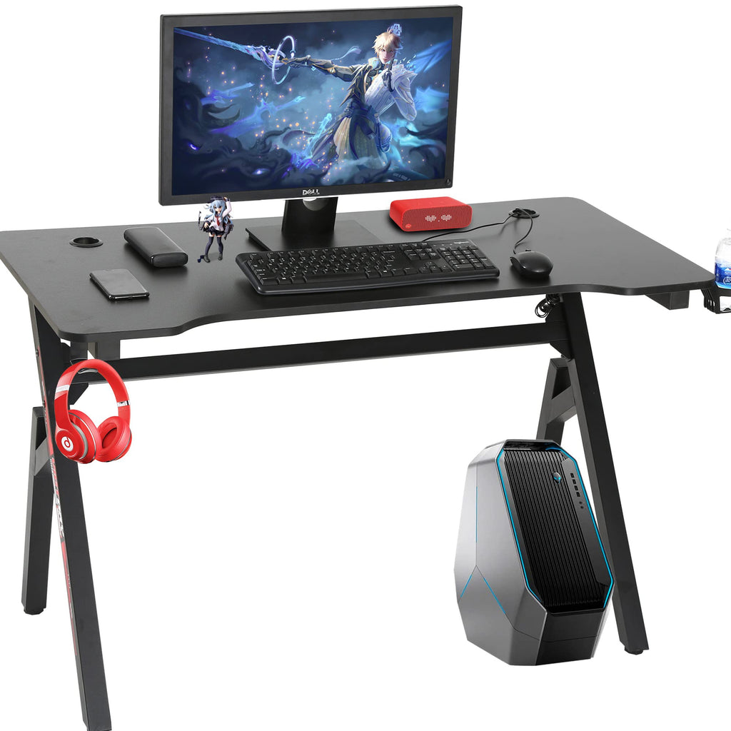 47 Inch Red Gaming Desk with Mouse Pad B8367