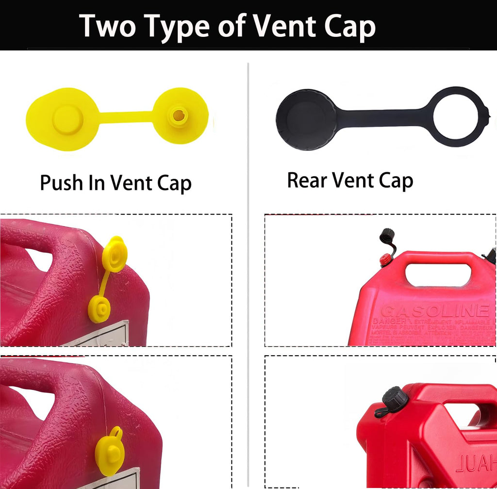 Gas Can Spouts with Vent Cap for 1 2 5 Gallon N538082