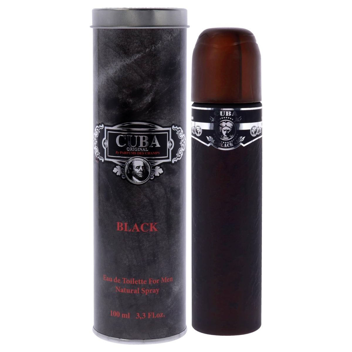 Black Men EDT Spray 3.3 Ounce E849