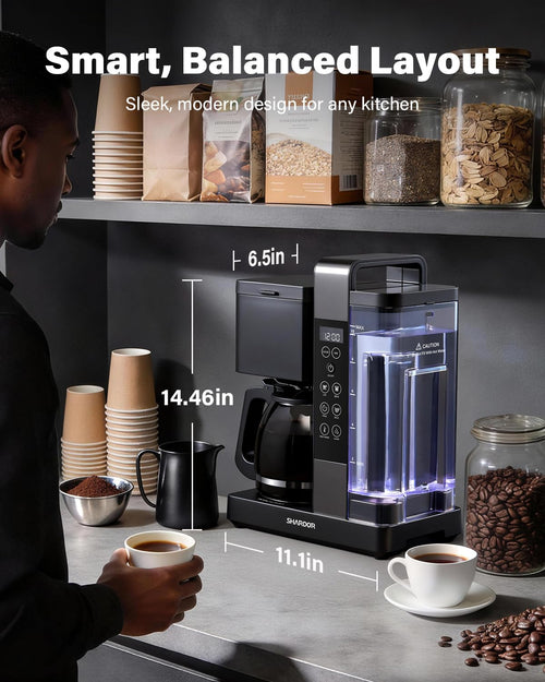 10-Cup Programmable Drip Coffee Maker I914