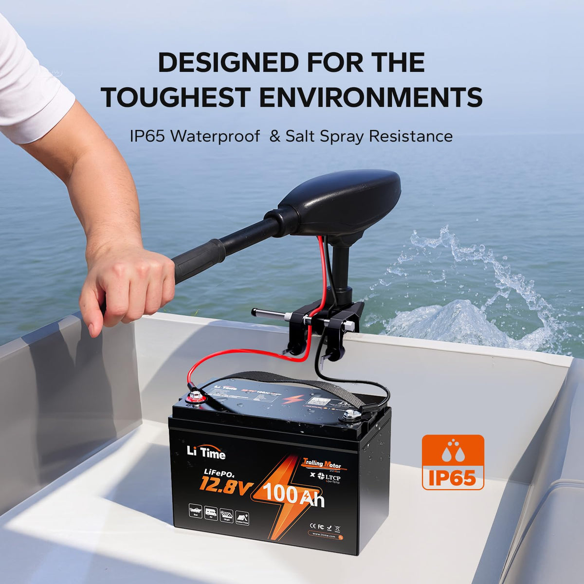 12V 100Ah LiFePO4 Trolling Motor Battery T5851