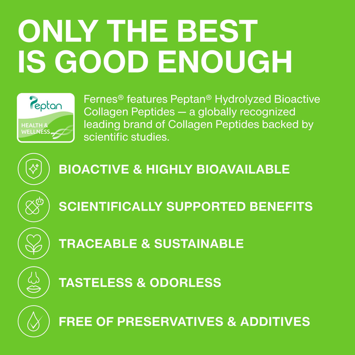 Collagen Peptides Type I & III Hydrolyzed Protein A559