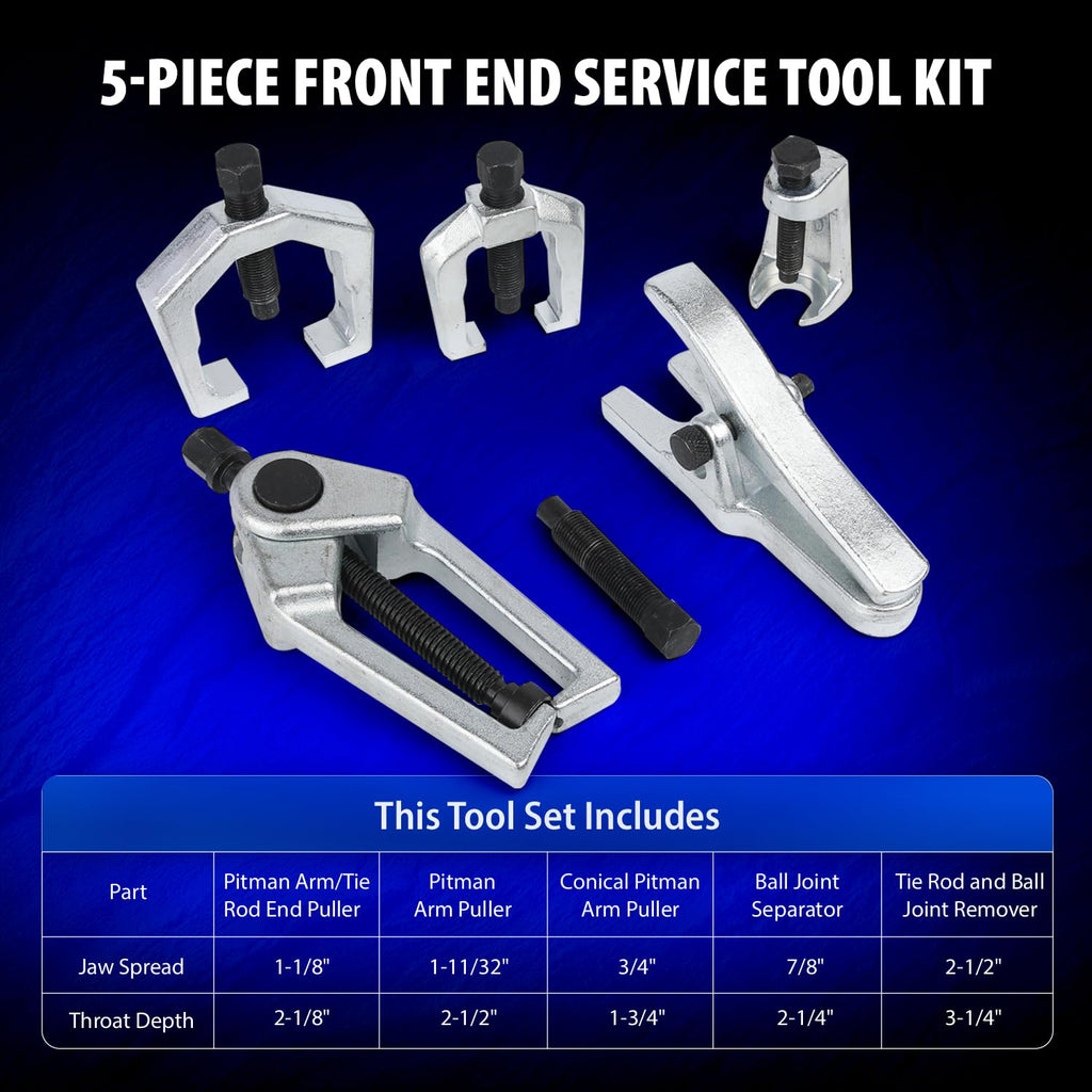 5pc Ball Joint Separator and Removal Tool Set G206908