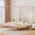 Full Size Canopy Bed Frame with 4 Posters K996