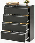 4 Drawer Metal File Cabinet with Lock C1544