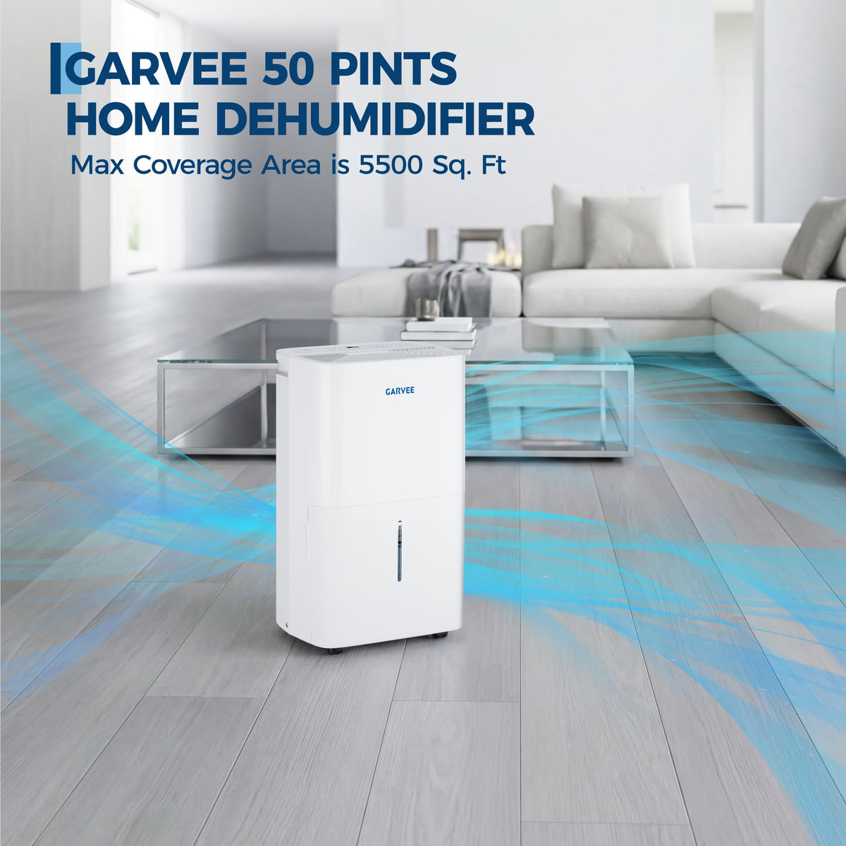 50-Pint Dehumidifier with 2.4Gal Water Tank K473187