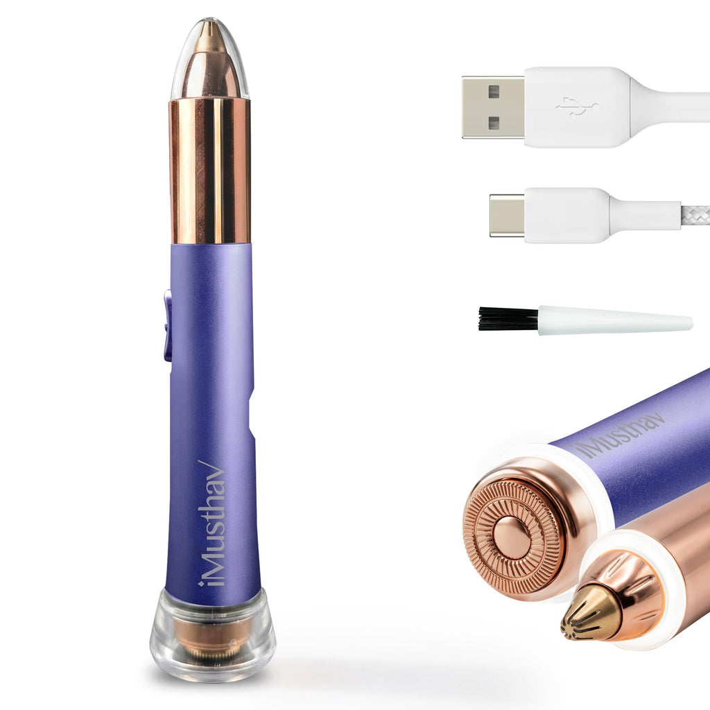 2-in-1 Facial Hair Remover & Eyebrow Trimmer S624