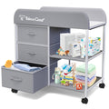 Portable Baby Changing Table with 3 Storage Baskets Q468787