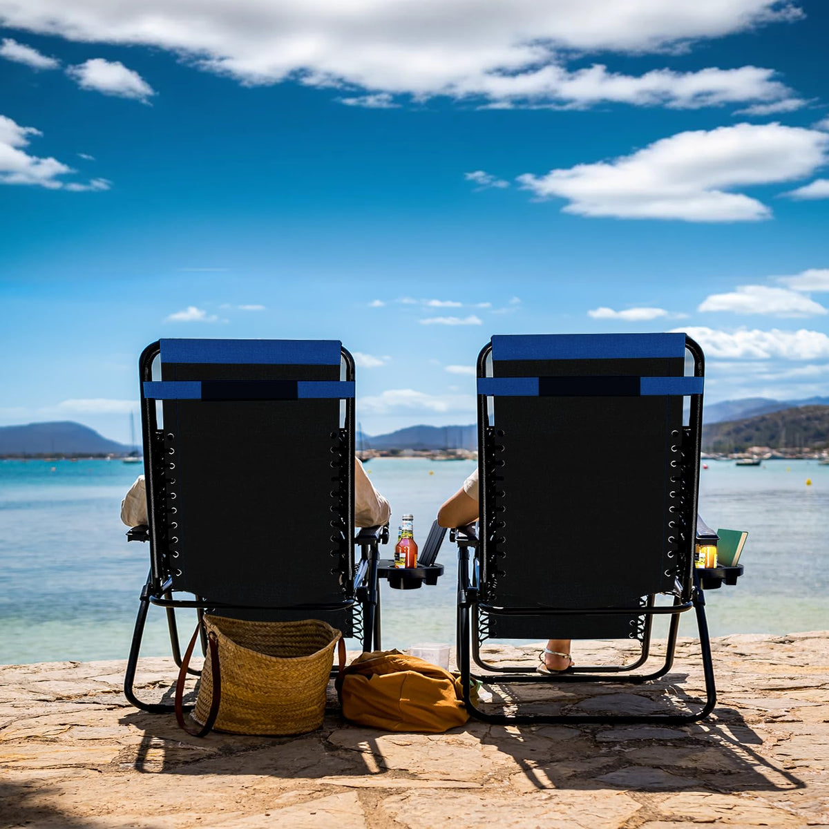 Oversized Zero Gravity Chair Set of 2 V1596